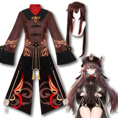 Hutao Cosplay Halloween Kostým Anime Oblečení pro ženy pro dospělé