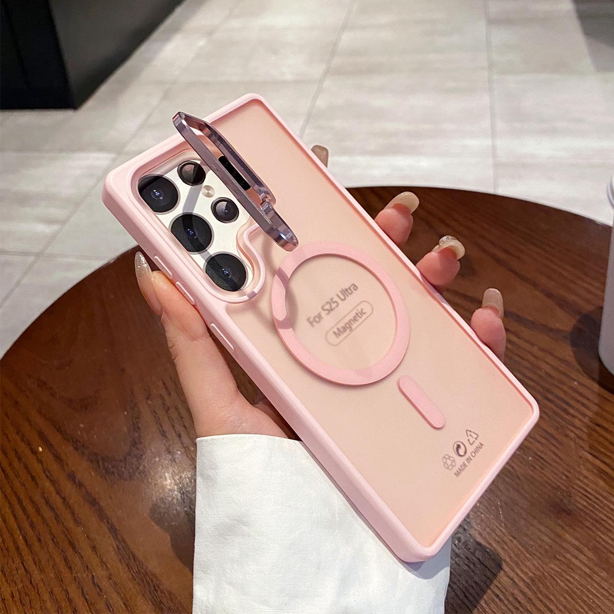 

For Samsung SAMSUNG Five-metal Stand Magnetic Phone Case with High-end Feel for Apple Magnetic Stand Protective Case Samsung A56