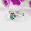 Arizona Turquoise Ring, Handmade Ring, 925 Sterling Silver Ring, Dainty Oval Gemstone Ring, Gift for Her, Designer Ring