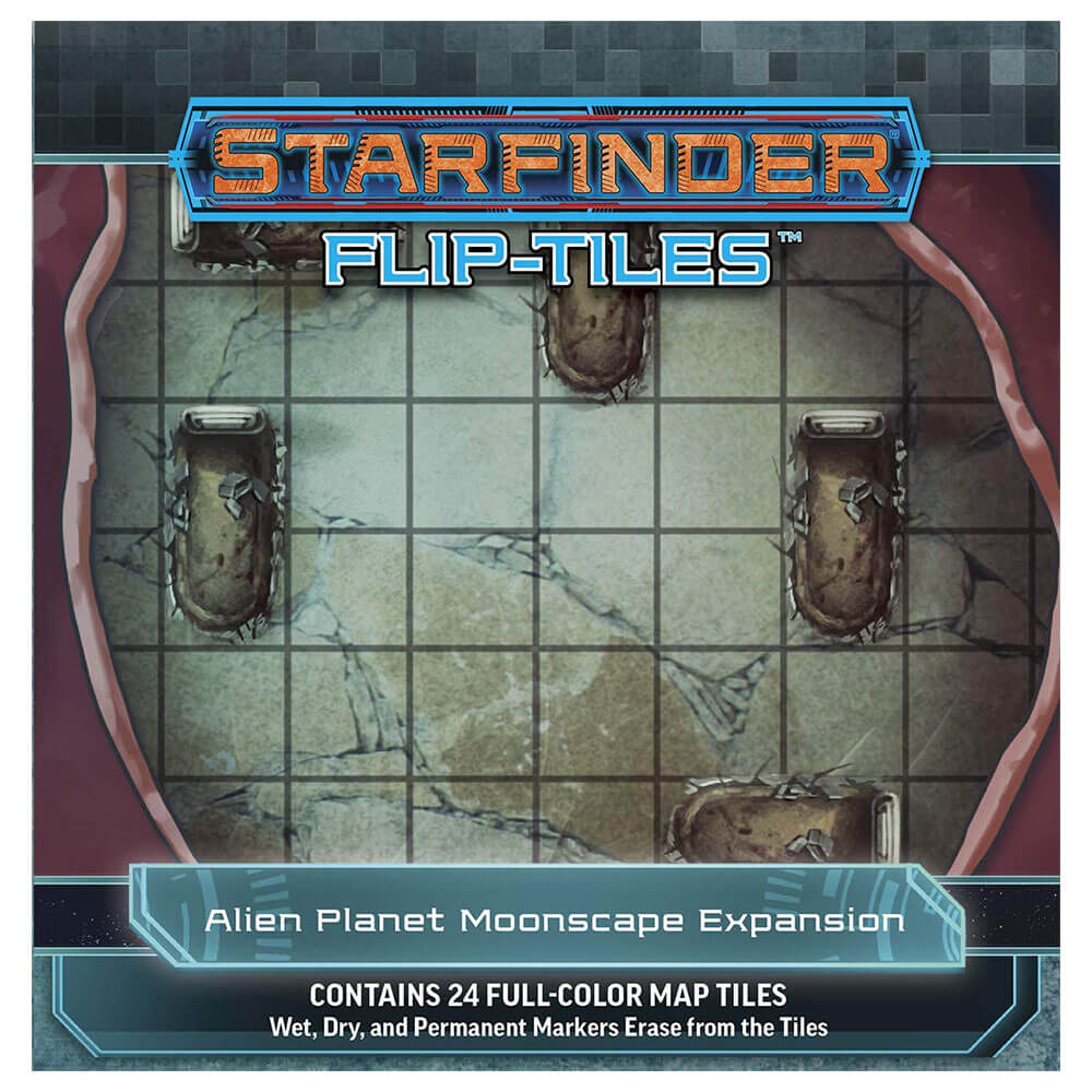 

Pathfinder RPG Flip Tiles Alien Planet Moonscape Expansion