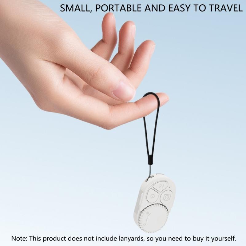 Wireless Smartphone Camera Controller With Zoom Adjustment Lightweight Plastic Design For Selfies Video Recording