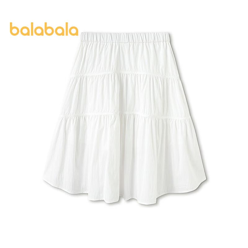 Balabala Girls' Tiered A-Line Skirt