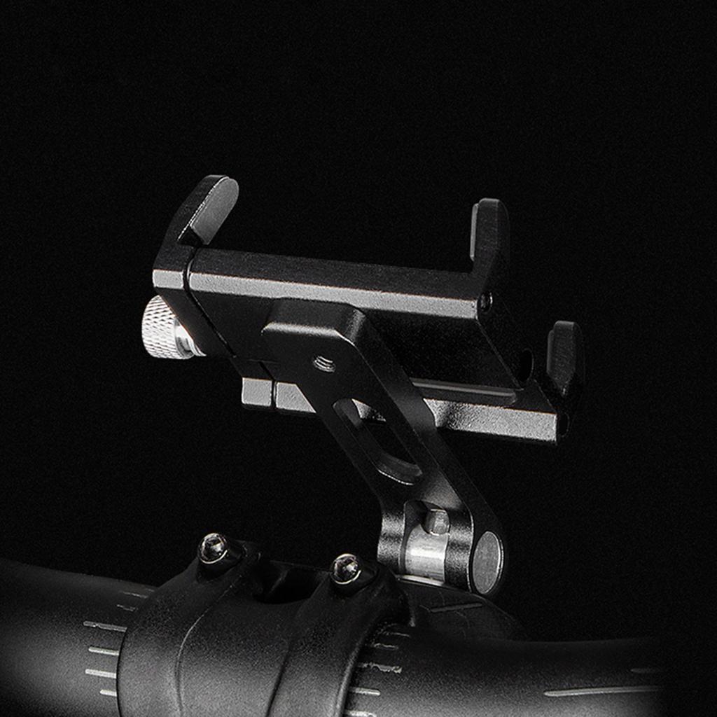 Bike Stem Phone Mount Anti slip Adjustable Aluminum Bicycle Phone Holder for 3.7 7.2In Mobile Phones