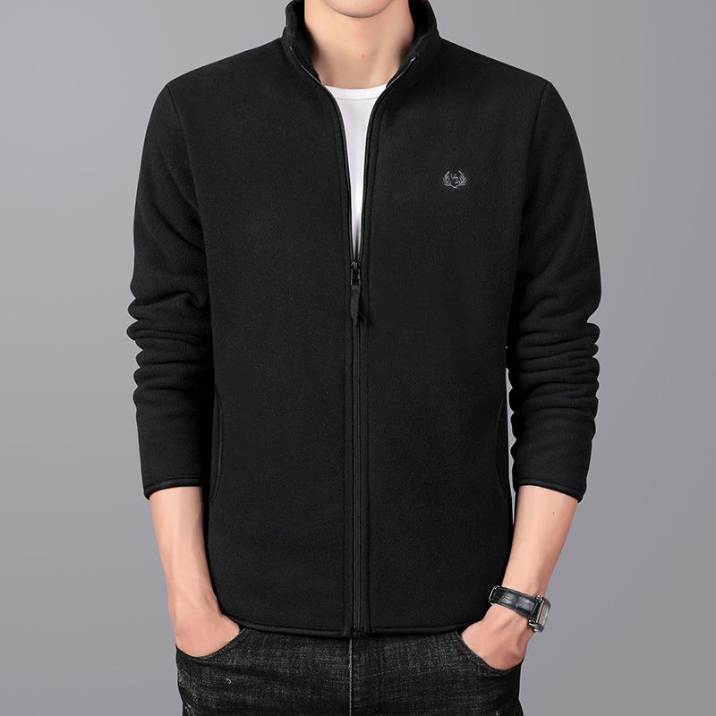 Флисовая куртка мужская флисовая куртка мужская верхняя куртка верхняя одежда весна осень зима двухсторонняя утолщенная толстовка кардиган M