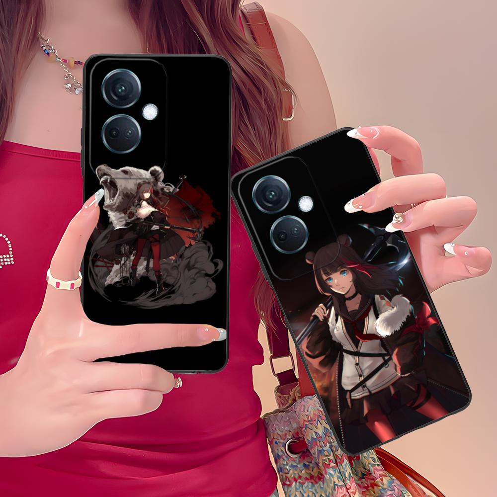 Arknights Zima Matte TPU Mobile Phone Case for OPPO Reno 14 13 12 11 10 9 8 7 6 5 F T Pro 5G Colorful Printing Cover