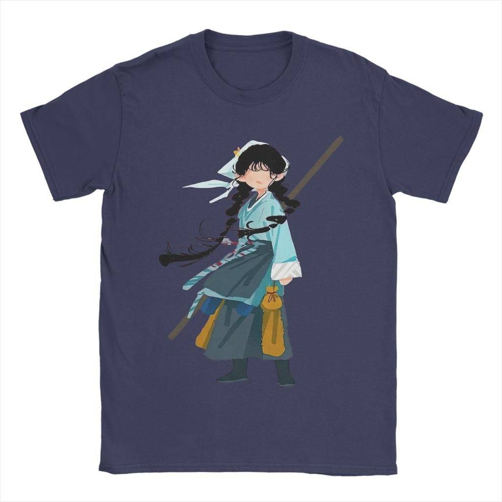 Unisex TShirts Tian Pursuit of Jad Chinese Drama Funny Cotton Tees Short Sleeve T Shirt Crewneck Clothing Plus Size