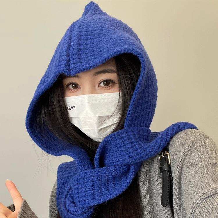 Wool Knitted Solid Color Scarf: Winter Warmth, Versatile Neck Warmer for Women, Couples, and Students