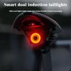 Tail Light Smart Normal Version with 3.7V 400mAh Rechargeable Battery Type C Charging Input Bike Lights for Adult Bikes
