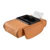 Yousheng Multifunctional Car Armrest Box Faux Leather Armrest Organizer Mat Center Console Cover with Side Pockets Cup Holder Phone Slot Tissue Box