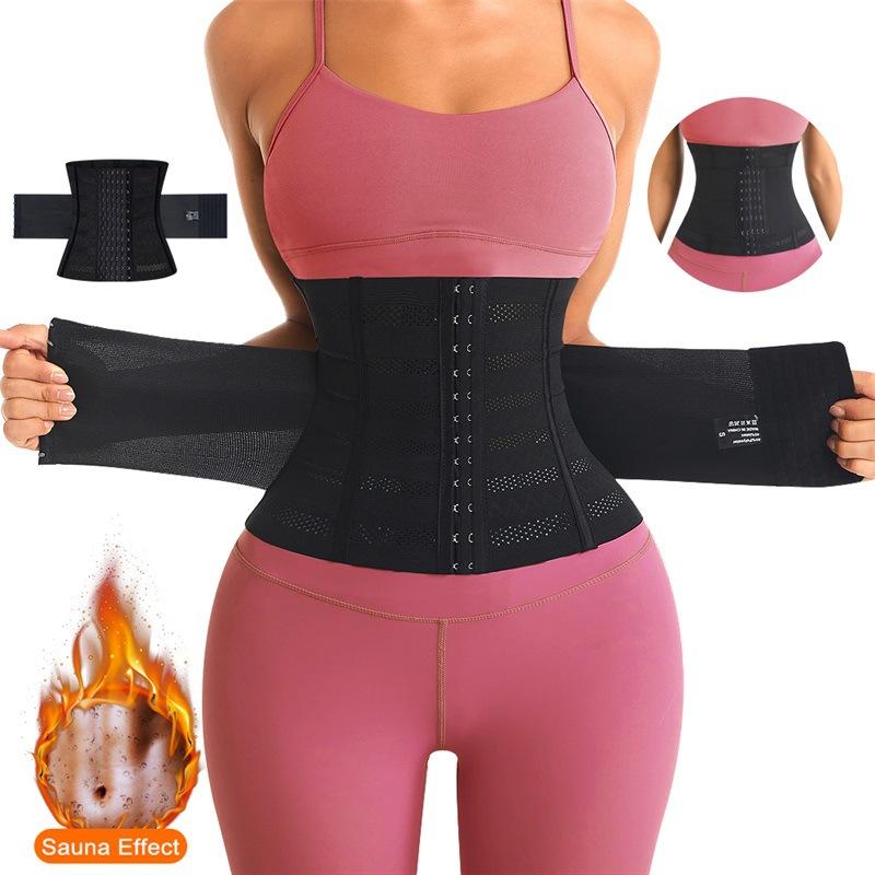 High Elastic Belly Belt for Men and Women Sports and Fitness Belly Shaping Postpartum Mesh Breathable Belt for Women