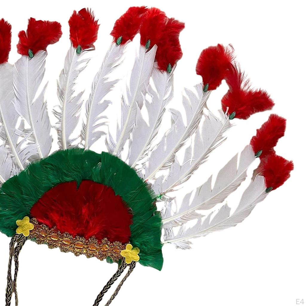 Feather Headdress Headband for Adults and Children