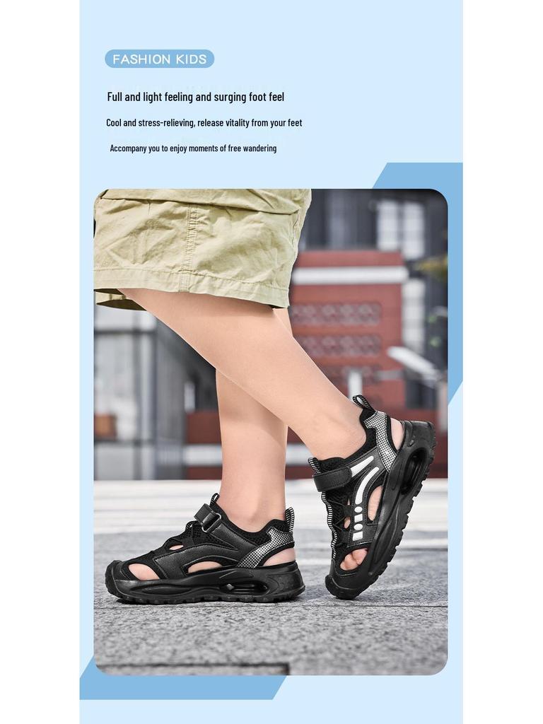 Unisex Kids' Breathable Summer Closed-Toe Sport Sandals