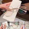 Women Vintage Rhinestone Simple Eye Protection Reading Glasses Anti-Blue Light Ultra Light Glasses