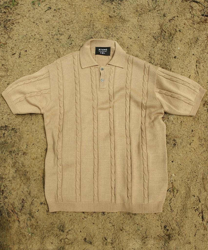 XTONZ Xtk016 Dapper Deal Cable Knit (Khaki)