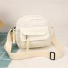Einfache Vielseitige Cord-Umhängetasche Unisex Modisch Lässig Kleine Quadratische Tasche Personalisierte Pendler-Umhängetasche Geschenke
