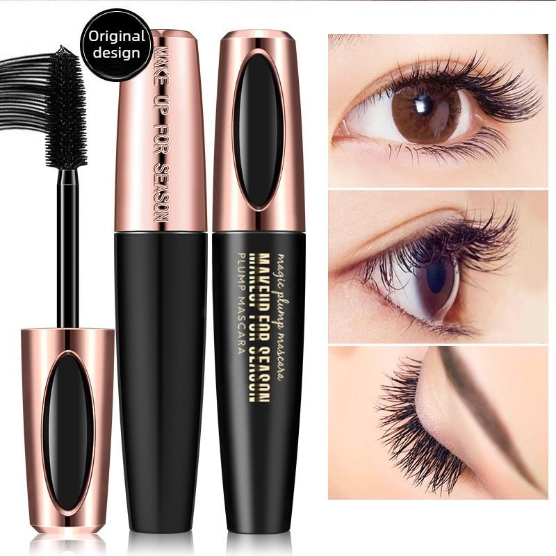 Macfee 4D Volumizing and Curling Mascara, Waterproof and Sweat Proof, Lengthening and Smudge Proof, Long Lasting Non Flaking