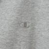 Champion Basic Long Sleeve Fleece Crew Neck Sweatshirt with Embroidered Oxford Size XL Women's Logo, Gray, (CW-Y018)