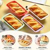 4/8Pcs Square Silicone Pans Bread Cake Deep Baking Dish Food Cheesecake Mold Brownie Mould Loaf Baking Tools Kitchen Supplies