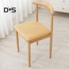 Chair Cover Waterproof High Elasticity Faux Leather Anti-slip Easy Install Seat Protector Protects from Scratches Spills Oil-Proof Dining Chair