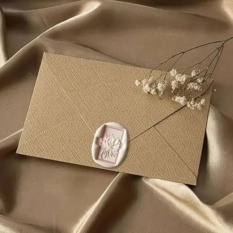 10/6Pcs Retro Flower Plants Wax Seal Stamp Lotus Rose Sealing Stamp Head For Scrapbook Envelopes Wedding Invitations Gift Cards