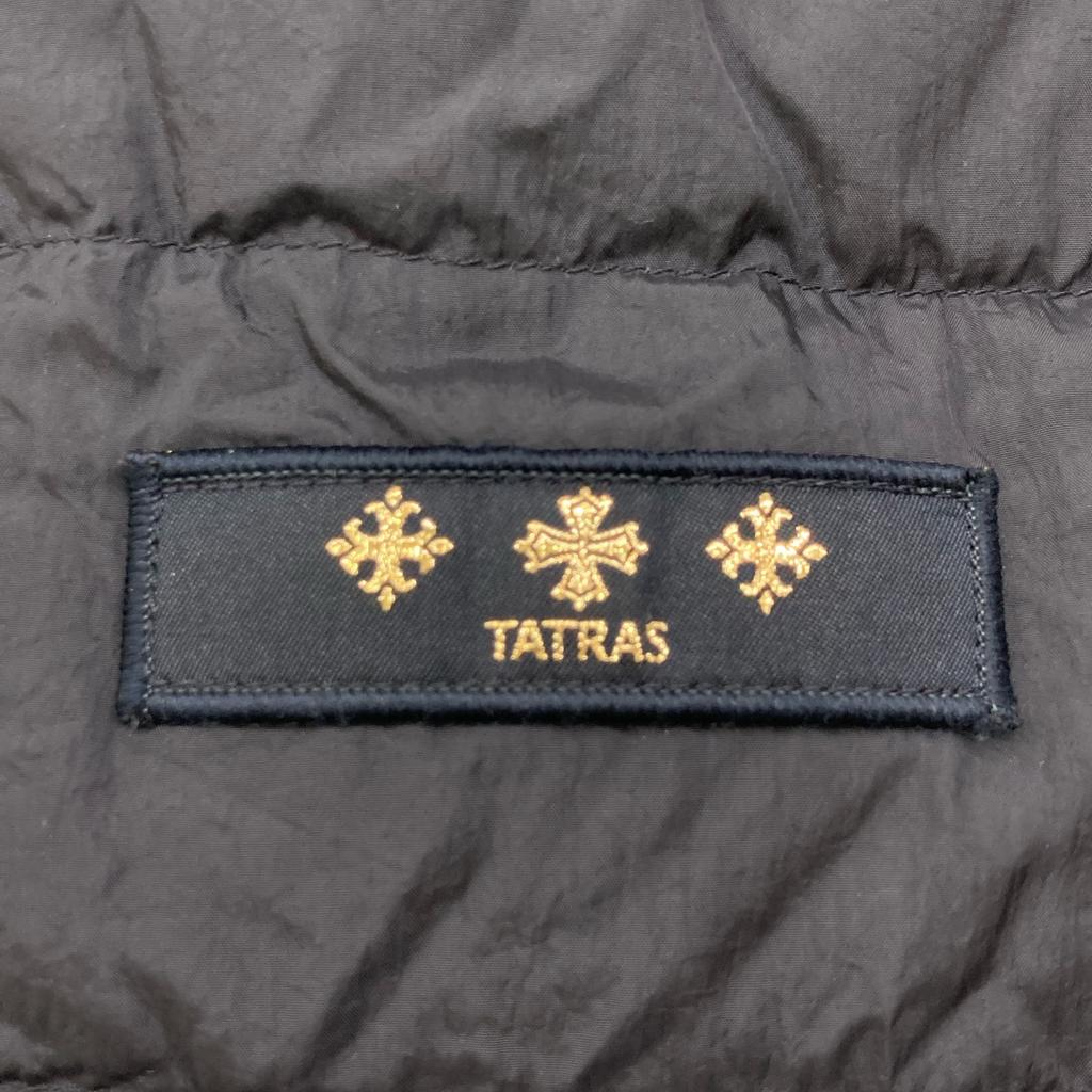 TATRAS LTA18A4635 ROBINIA Navy hooded reversible down coat with raccoon fur coat 3 NavyUsed
