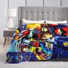 UFO Robot Grendizer Blankets Fleece Spring/Autumn   Multifunction Warm Throw Blanket for Bed Couch Quilt