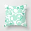 Mint Geometric Cushion Cover Polyester 45X45CM Pillowcase Home Decorative Throw Pillow Covers