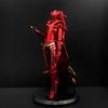 Cartoon-Ritterfigur mit rundem Sockel PVC Langschwert Roter Dunkler Ritter Modell Figur Schreibtischdekoration Ornament Sammlerstück Geschenk