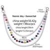 Unisex High-End Cowboy Style Colorful Crystal Rhinestone Pants Chain