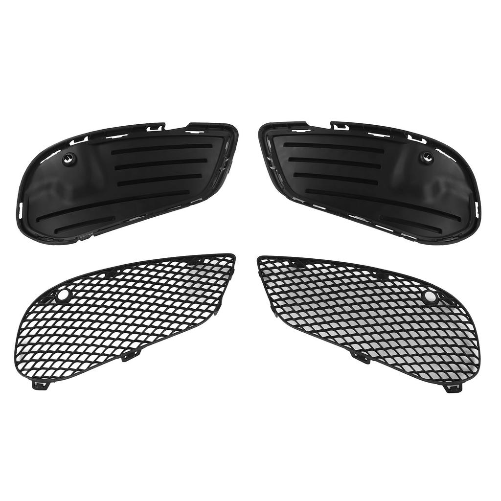 Set Copertura Griglia Inferiore Paraurti Anteriore per Nebbiogeni Adatto per Benz Classe C W205 C205 A205 Linea AMG C43 Pre-Facelift 2015-2018