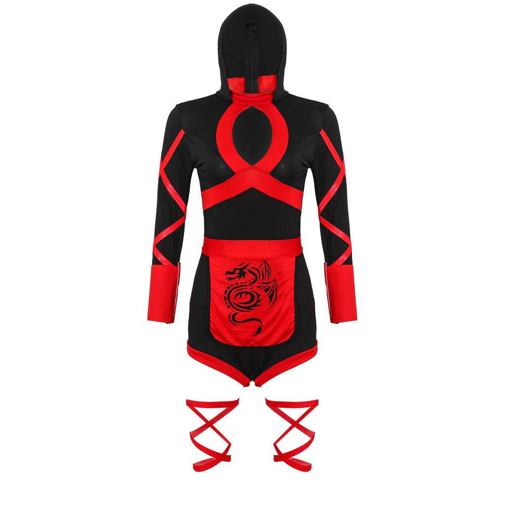 Dragon Ninja Costume Female Samurai Costume
