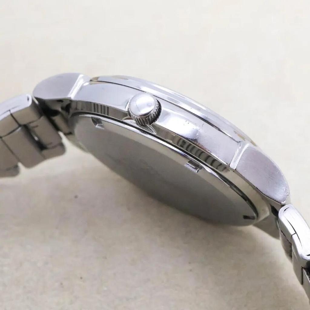 [USED] Mens Watch CITIZEN Eco-Drive Solar Silver Blue 10ATM 2599 Japan Store
