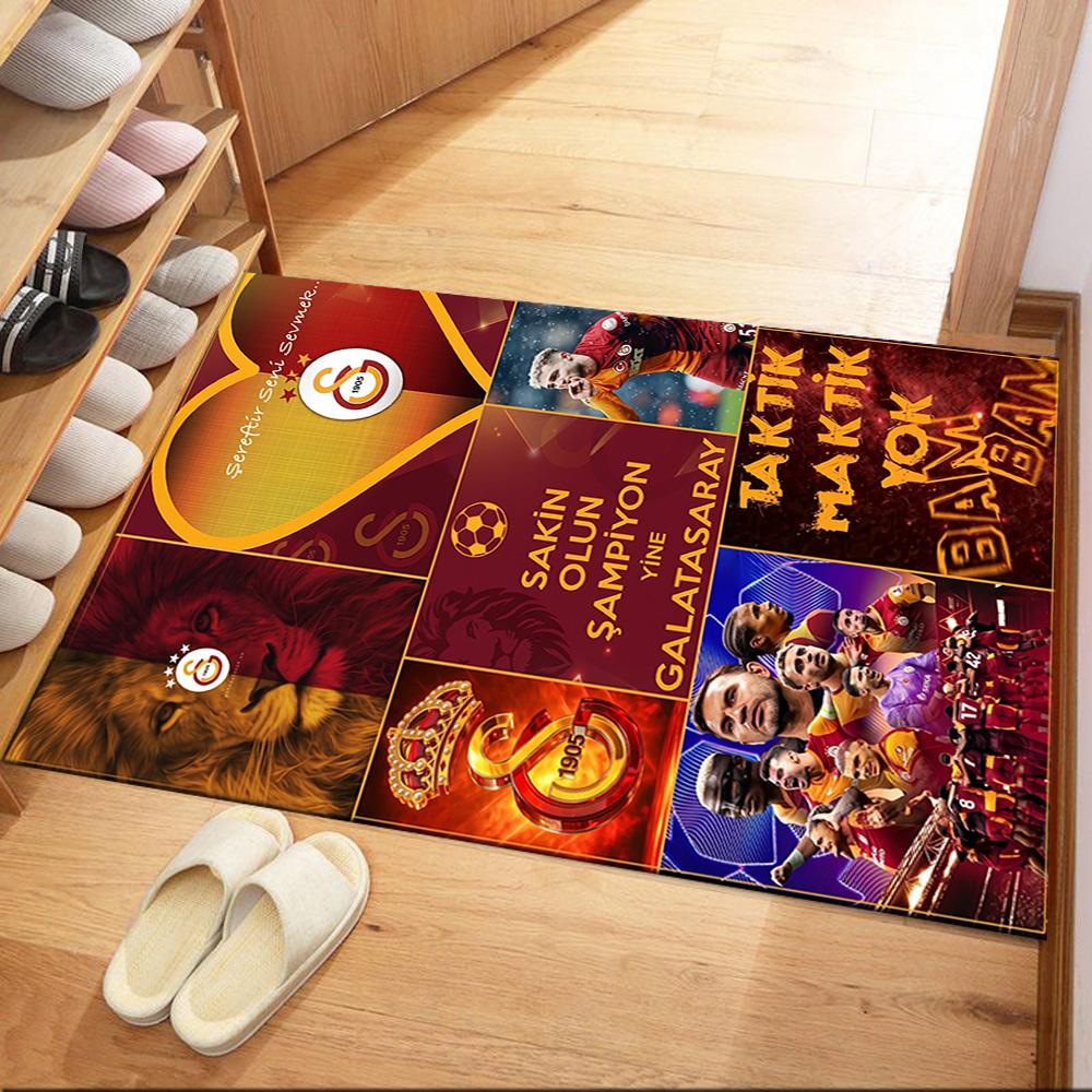 Galatasaray 234 Floor Mat Perfect for Dining Room Foyer Outdoor Dormitory Anti-slip Rug Office Home Decor Perfect Gift for Women/Men