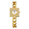Yalalusi Luxury Full Diamond Square Disc Women'S Watch Chain Strap Women'S Watch Fashion Temperament Waterproof Quartz Watch