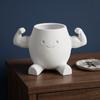 Decorations Plant Pots 3D Printed Ornaments Desktop Organizer Show Muscle Style Pencil Holder Small Flower Pot Home