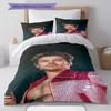 Harry Styles Beddengoed Dekbedset Dekbedovertrek Kussensloop Huisdecoratie Verjaardagscadeau (1 dekbedovertrek + 2 kussenslopen, zonder binnenkussen)