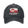 Casual MAGAMake America Go Away Baseball Caps Men Women Distressed Washed Sun Cap Greenland Running Golf Adjustable Fit Hat