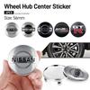 4PCS 56/60mm Car Wheel Center Hub Caps Tire Rim Covers Car Accessories For Nismo X-Trail Qashqai Altima Note Serena GTR