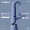 Automatic Windproof Folding Umbrella with Sun Protection, Reverse Design for All Weather, Black