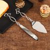 2Pcs Nordic Pie Cake Knife Zinc Alloy Toast Bread Spatula Wedding Dessert Bakeware Party Pizza Fondant Divider Home