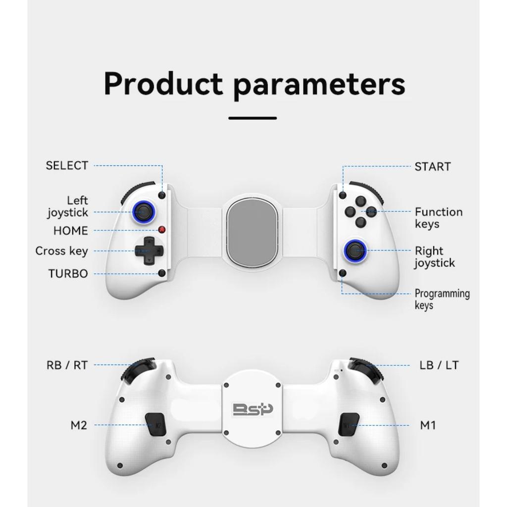Gaming Gamepad Handy Bluetooth Kabelloser Controller für Switch PS4 PS3 Xbox IPhone Android Steam Handy PC Steuerung Gamepad