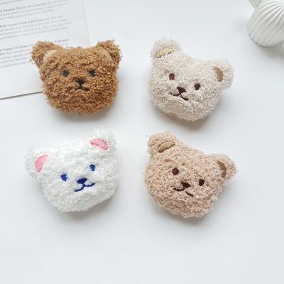 Cartoon Plush Toy Brooch Cute Teddy Bear Bag Accessories Headwear Socks Hats Accessories