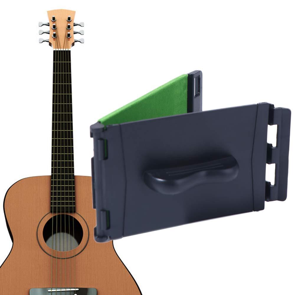 

Green Bass Strings Scrubber Ergonomic String Cleaner Brush Electric Guitar зелений