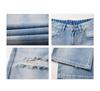 Women's American Retro Ripped Wide-Leg Jeans - 2026 Spring/Summer Collection, Versatile Slimming Design.