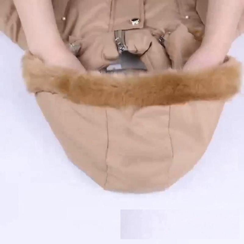 Girls' Winter Clothes Plus Velvet Thick Coat