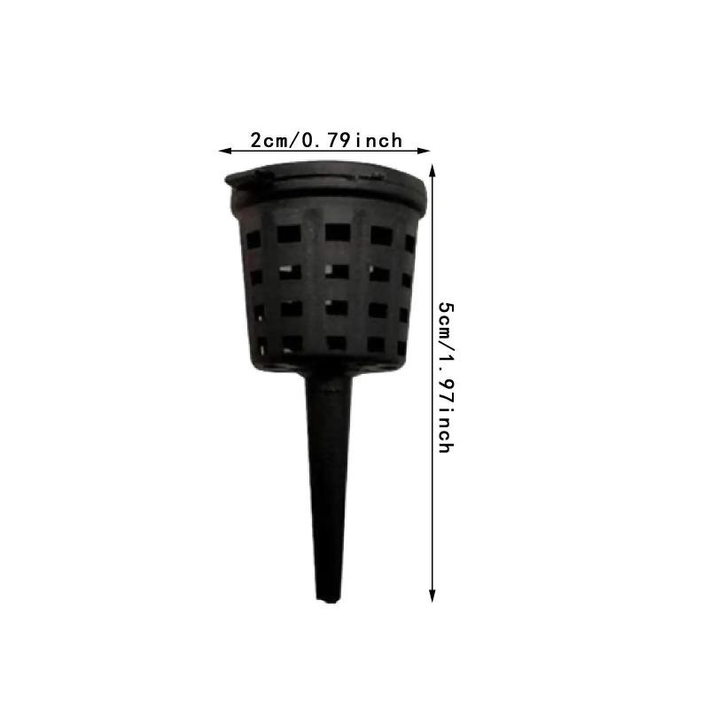 10 Pieces Fertilizer Basket Nutrition Cup Small Bonsai Fertilizer Box with Lid for Plant Gardening Offices Courtyards Balconies