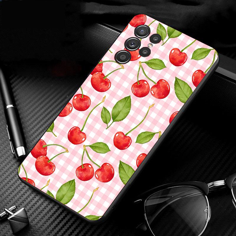 Phone Case For Samsung Galaxy S25 S24 S23 S22 S21 Ultra S24 S23 S22 S21 S25 Plus S24 S25 FE Lemon Strawberry Watermelon