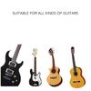 Black A Frame Guitar Stand with Silicone Pad Foldable Stable ABS Folk Guitar Bracket Rack for Home Classroom