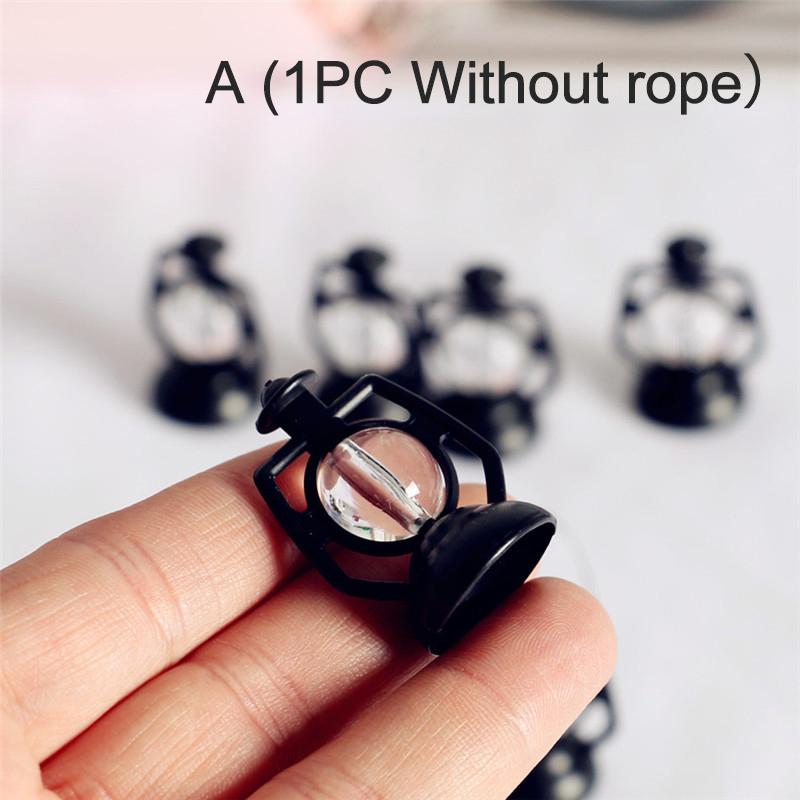 1/12 Dollhouse Miniature Accessories Mini Metal Vintage Oil Lamp Simulation Barn Lantern Model Toys for Doll House Decoration