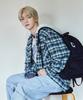 C-Logo Corduroy Backpack Navy